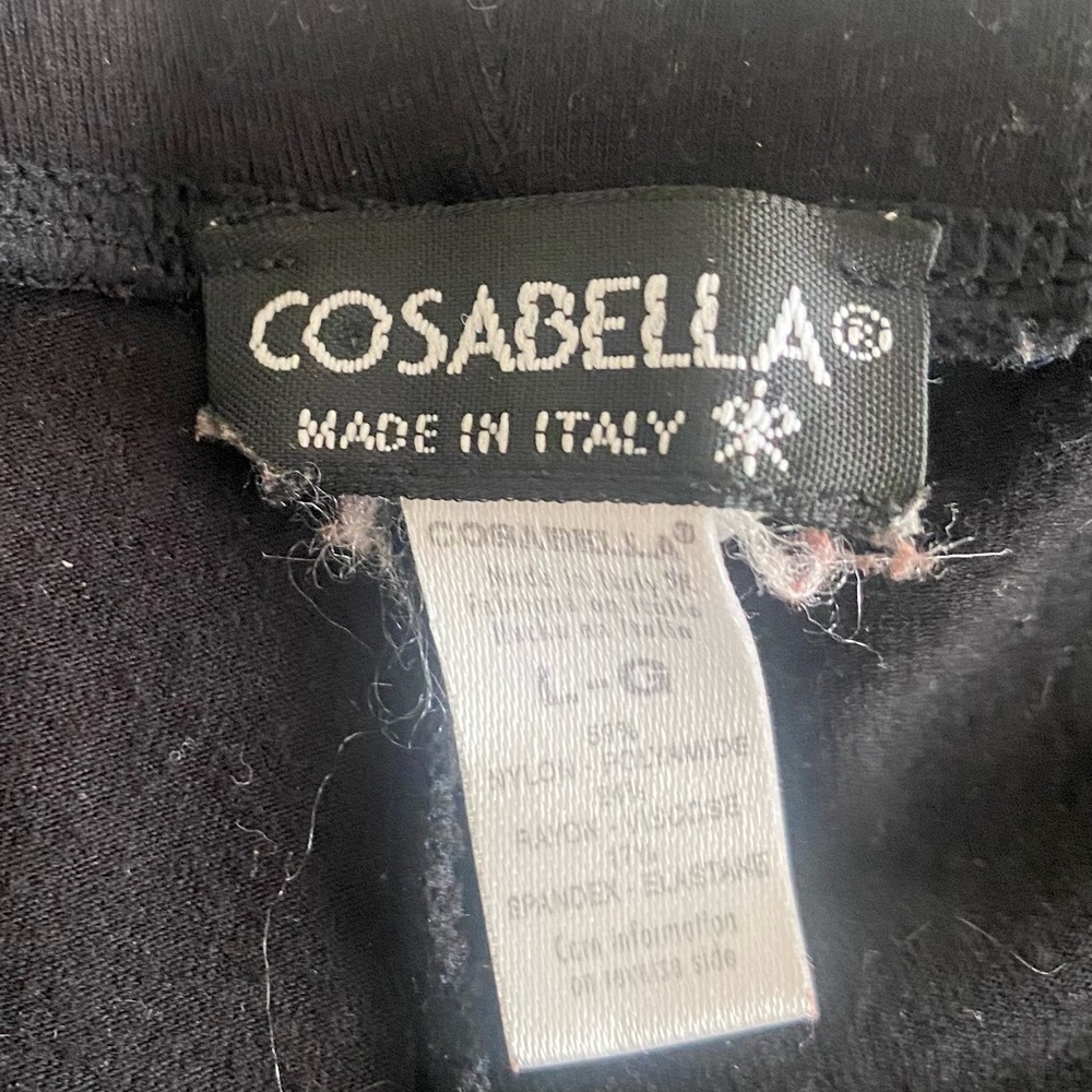 Cosabella Wide Leg Palazzo Lacy Lounging Black stretch Knit Pants Italy pants 🔥 - Picture 3 of 7